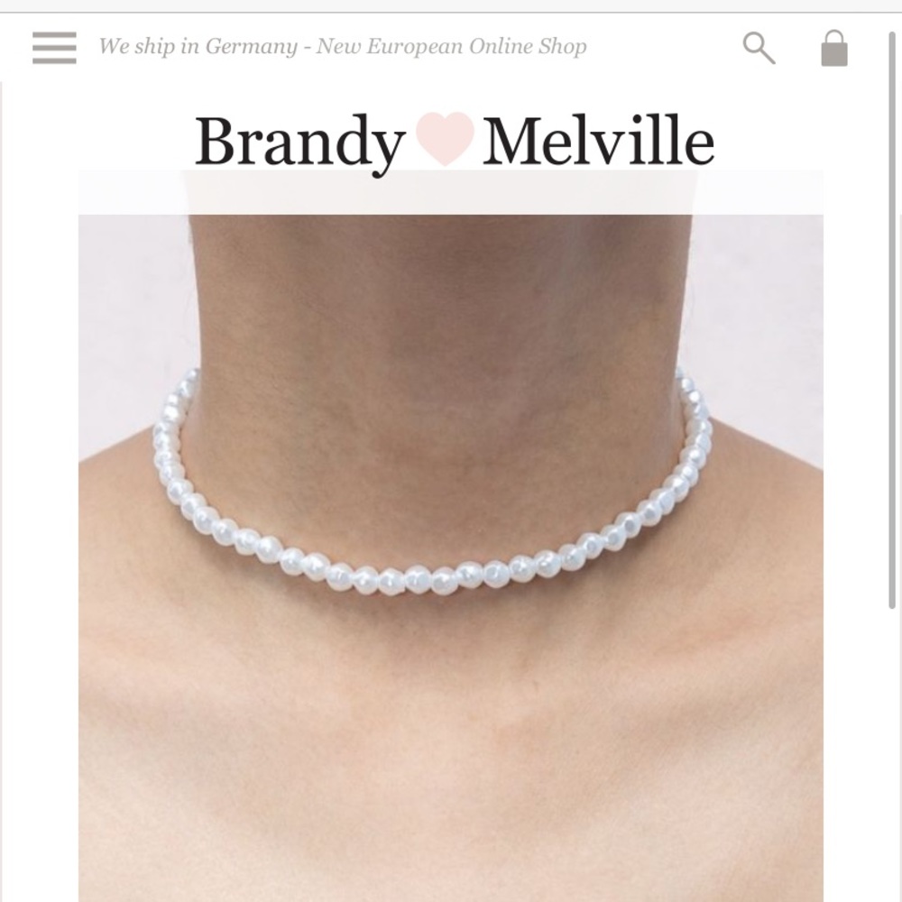 BRANDY MELVILLE Pearl Choker